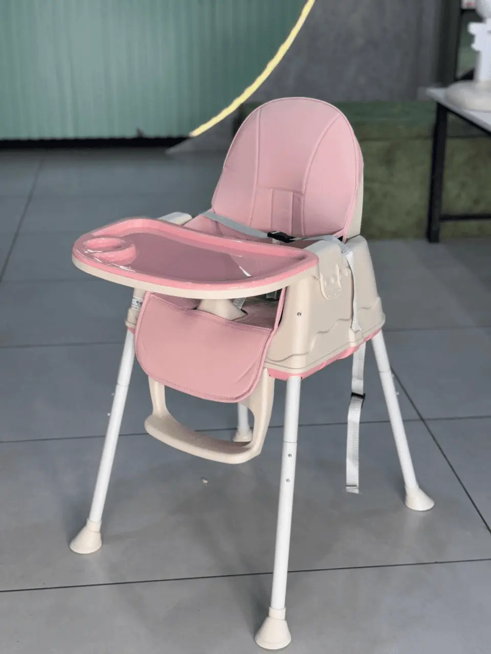 WhatsApp Image 2026-04-20 at 5.11.07 PM (1) DB-902 Adjustable Kids Dining Chair with Leather Cushion - Image 1