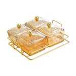 Creations Appetizer Serving Tray Luxury Serving Platter for Living Room - Image 4