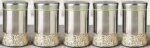 Stainless Steel Plated Glass Kitchen Container - Image 5