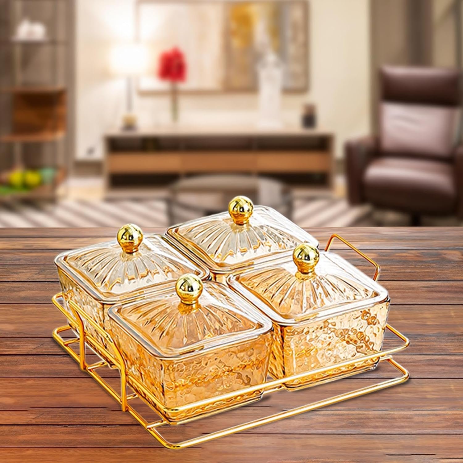 71zWwbYa1wL._SL1500_ Creations Appetizer Serving Tray Luxury Serving Platter for Living Room - Image 1