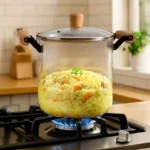 Borosilicate Simmer Pot With Lid
