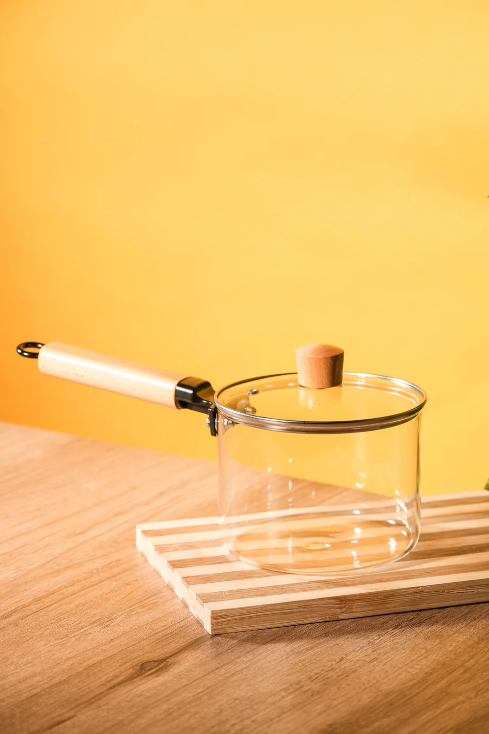 DBG-013 Woody Borosilicate Glass Pan - Image 1