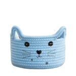 Cotton Small Cat With Face Basket - Image 7