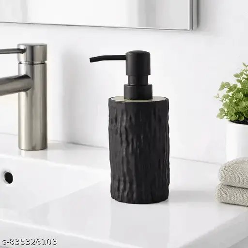 hg (1) Soap Dispenser with Natural Wooden Lid 300ml - Image 1