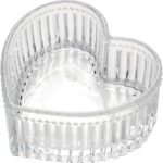 Glass Heart-shaped Candy & Dessert Bowl Set of 6 - Image 3