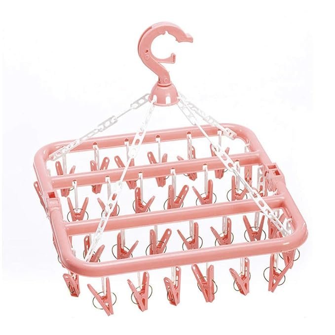 616mWi3hbUL._SX679_ Foldable Clothes Drying Hanger - Image 1