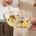 Minimalist crystal-clear Glass Oval Dish ( 700 ml ) - Image 5