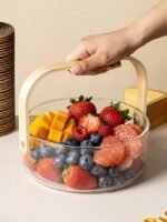 Fruit Basket with Wooden Handle - Image 5