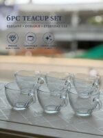 Reusable Drinking Transparent Glasses (Pack of 6 Pcs) - Image 4