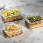 Food Storage Containers with Bamboo Wooden Lids - Image 5