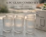 Crystal Juice Glass Set (270ML_Pack of 6 Pcs)